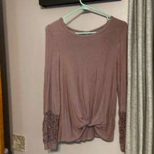 Daytrip sweater with sleeve detail size small